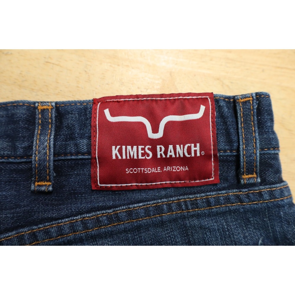 Kimes Ranch Roger Jeans Men's 30x36 Slim Straight Western Durable Denim - Picture 7 of 10